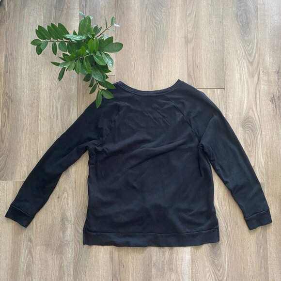 Banana Republic Black “Tomboy” Graphic Sweatshirt - Picture 9 of 10